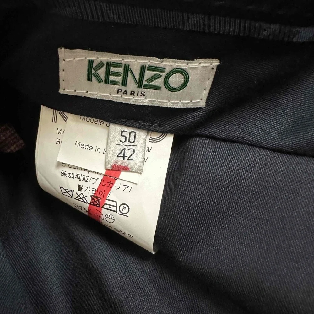 Kenzo Unique Multicolored Fleck Dress Pants